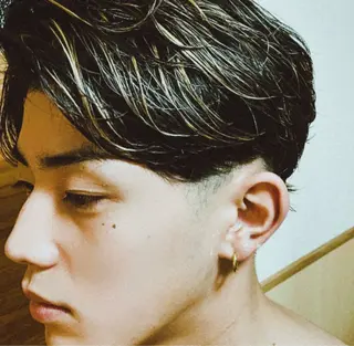 ショート カラー メンズ eir Luxe所属・カットマン大北 ですのヘアスタイル