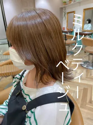 カラー 💎巻ける縮毛矯正/ 艶髪💎石渕智也のヘアスタイル