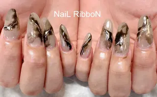 ネイル ネイルリボン 石田のネイルデザイン