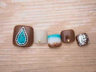 ネイル トップネイリスト Ribbon立川店のネイルデザイン