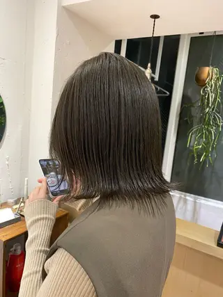 ミディアム カラー 艶カラー 🤍🫧/makoのヘアスタイル