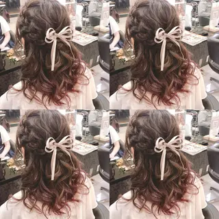 セミロング ヘアアレンジ 🌷MAYU 🌷のヘアスタイル