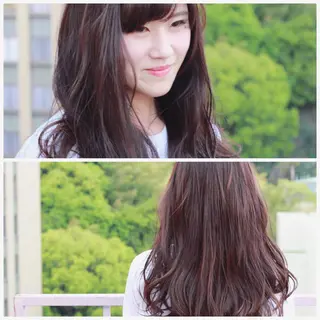 セミロング カラー Viage （ビアージュ）のヘアスタイル