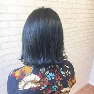 ミディアム カラー ヘアアレンジ ✨艶髪✨透明感✨ 山内大樹のヘアスタイル