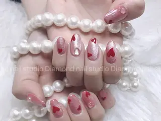 ミディアム DIAMOND 💦のネイルデザイン