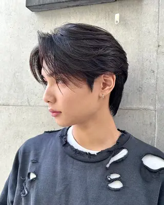 メンズ nicoTOKYO 原宿所属・センターパート /メンズ/海野颯生のヘアスタイル