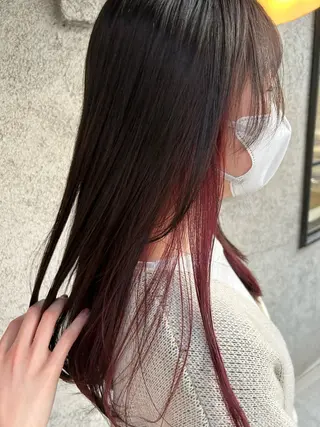 ロング カラー 物井 南帆 （ものいみほ）のヘアスタイル