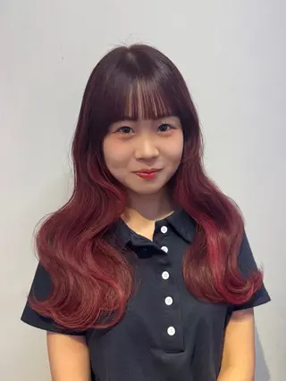 ロング カラー ハイトーン/ネイル /ミウ 🌺❤︎のネイルデザイン