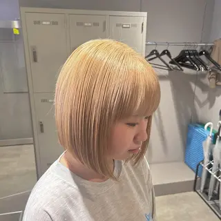 ショート カラー パーマ ヘアアレンジ メンズ キッズ ブリーチなしカラー/ ブラウン/レイヤーのヘアスタイル