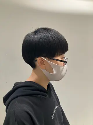 ショート 平松 里穗のヘアスタイル