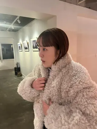 ショート カラー パーマ ヘアアレンジ robe所属・robe 田中 実友のヘアスタイル