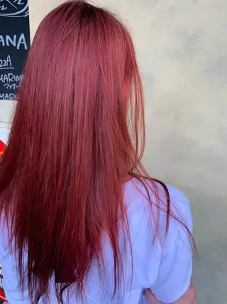 セミロング カラー 立川/シールエクステ /みづきのヘアスタイル