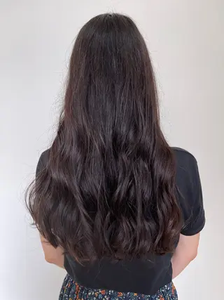 ロング パーマ 【AMANEQ】 yuka🦋のヘアスタイル