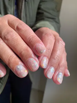 ネイル 草加ニュアンスネイル 🌚hersのネイルデザイン