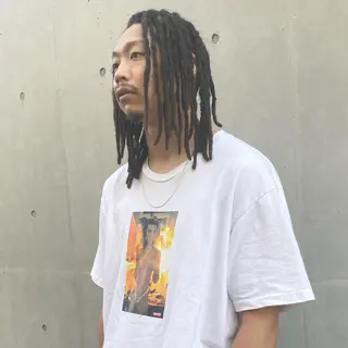 ミディアム カラー パーマ ヘアアレンジ メンズ キッズ ネイル マツエク・マツパ 中元 淳のヘアスタイル