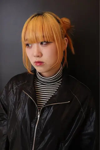 ロング カラー ヘアアレンジ @kyoniyy KYONIのヘアスタイル