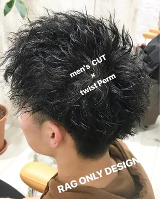 ショート パーマ メンズ RAG副店長伊藤 真規のヘアスタイル