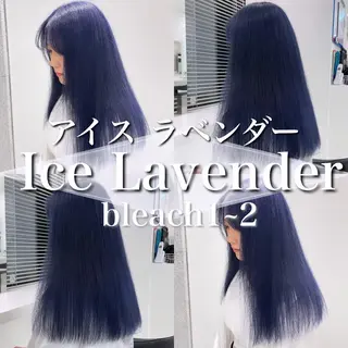 ロング カラー ［銀座］淡色 ラベンダー🫧大村のヘアスタイル