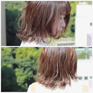 ミディアム カラー Viage （ビアージュ）のヘアスタイル