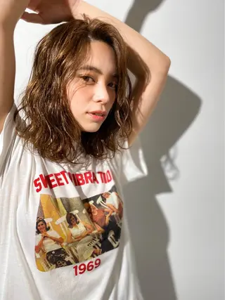 ミディアム 💎【髪質改善カラー 艶髪×縮毛矯正】💎のヘアスタイル