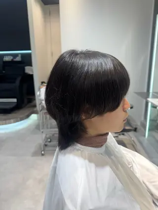 ミディアム メンズ 人見知りさんでも安心 奥田 里佳子のヘアスタイル