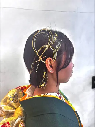 ヘアアレンジ 🐈‍⬛SARA🎀 メンズ縮毛矯正のヘアスタイル