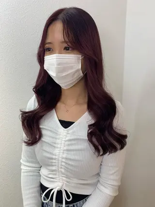 ロング カラー 遠藤沙也加 /レイヤーカットのヘアスタイル