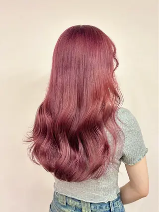 ロング カラー 田中麻鈴/ハイトーン /ミルクティーのヘアスタイル