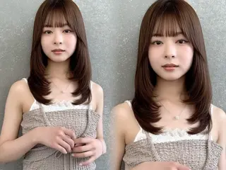 ロング カラー 韓国レイヤー× 艶髪 池袋/ハナ🌷のヘアスタイル