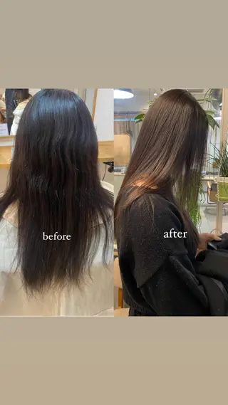 ロング 縮毛矯正/カラー ✨️Mariamuのヘアスタイル