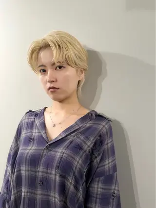 ショート ii所属・縮毛矯正 /新宿【あまね】のヘアスタイル