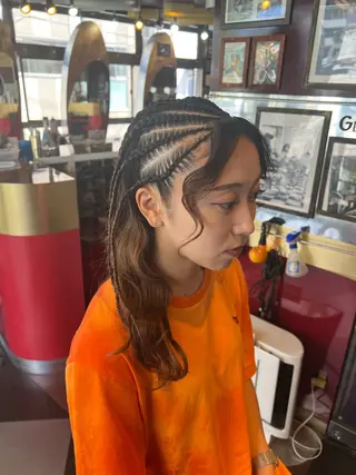 ロング ヘアアレンジ 横浜ロングミディアム レイヤー/ 平林侑馬のヘアスタイル