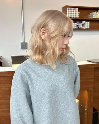 ロング カラー 大阪梅田/ イマムラミヅキのヘアスタイル