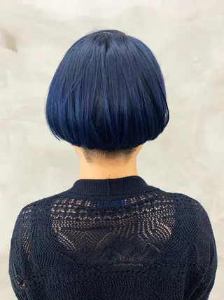 カラー pole/apartment所属・💓パーマ，💗 レイヤーカットのヘアスタイル