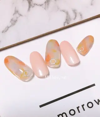 ネイル 北浦和 自爪育成ケアのネイルデザイン