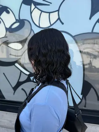 ミディアム デジタルパーマ/ ウェーブパーマ/神野のヘアスタイル