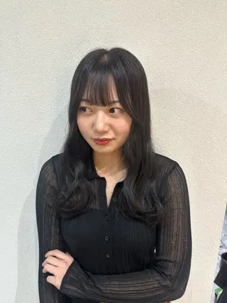 セミロング カラー 🪞個室サロン/韓国 艶髪/keito🪞のヘアスタイル