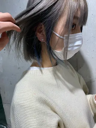 ミディアム カラー パーマ ヘアアレンジ メンズ キッズ ネイル マツエク・マツパ 韓国/トレンド レイヤー【101】のヘアスタイル