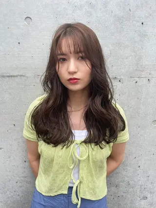 ロング カラー 💚Forest Mirror💚のヘアスタイル