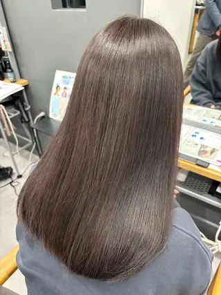 ミディアム ルプラボウ あいか 韓国ヘア/艶髪のヘアスタイル