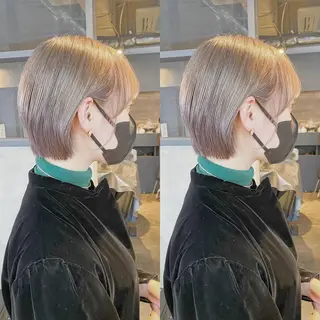 ショート カラー yori SAPPORO所属・yoriダブルカラー 代表すがわらのヘアスタイル