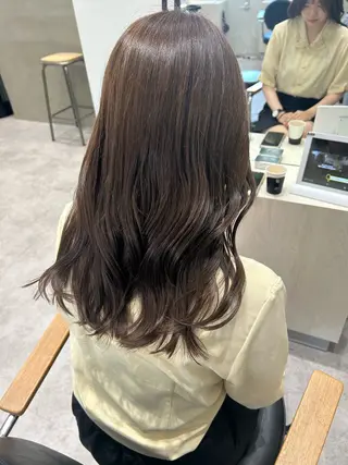 ミディアム カラー ヘアアレンジ ボブ /ニュアンス/ satomi🧸💖のヘアスタイル