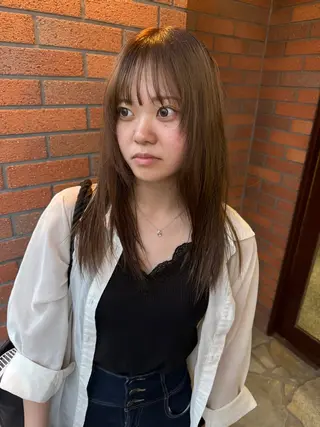 ロング カラー 森国 凜 /広島美容院のヘアスタイル