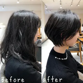 ショート カラー 高橋 昭雄のヘアスタイル