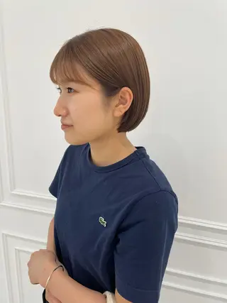 ショート カラー 北添 稜大のヘアスタイル