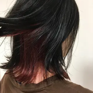 ミディアム カラー ヘアアレンジ 【Sweep】おじま のぞみのヘアスタイル