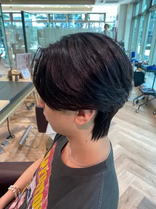 メンズ メンズ特化/フェザー /パーマ/伊勢元のヘアスタイル