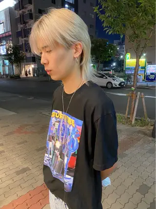 カラー メンズ 栄/矢場町 三井太朗のヘアスタイル