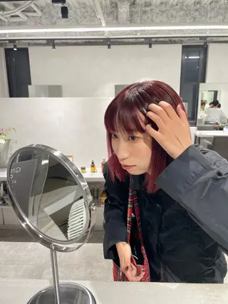 カラー モデル募集中/西梅田 かえで🎀のヘアスタイル