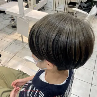 ショート ブリーチ/ヘアセット 【𝙍𝙞𝙣𝙤】のヘアスタイル